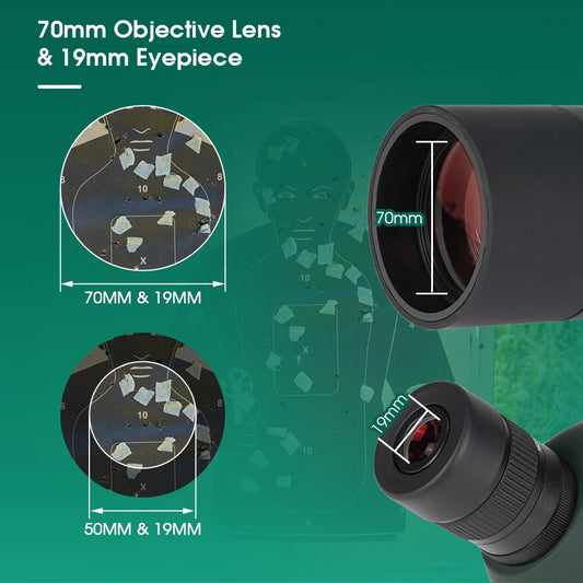 SV28 Spotting Scope 50/60/70/80mm Powerful Zoom With Tripod.