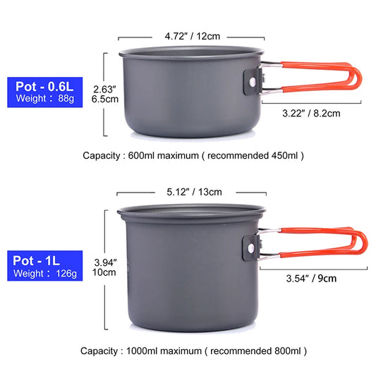 Camping Cookware Set.