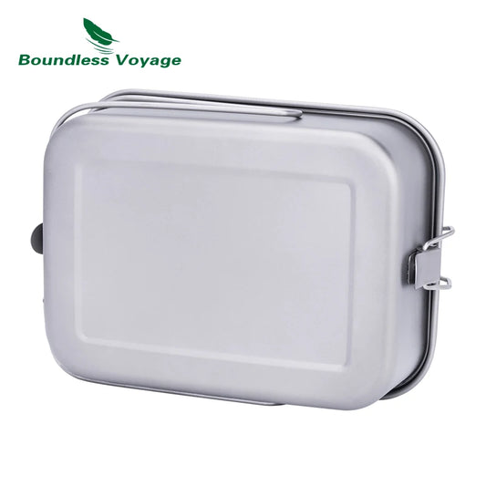 Boundless Voyage Titanium leak proof container with Lid & Handle.