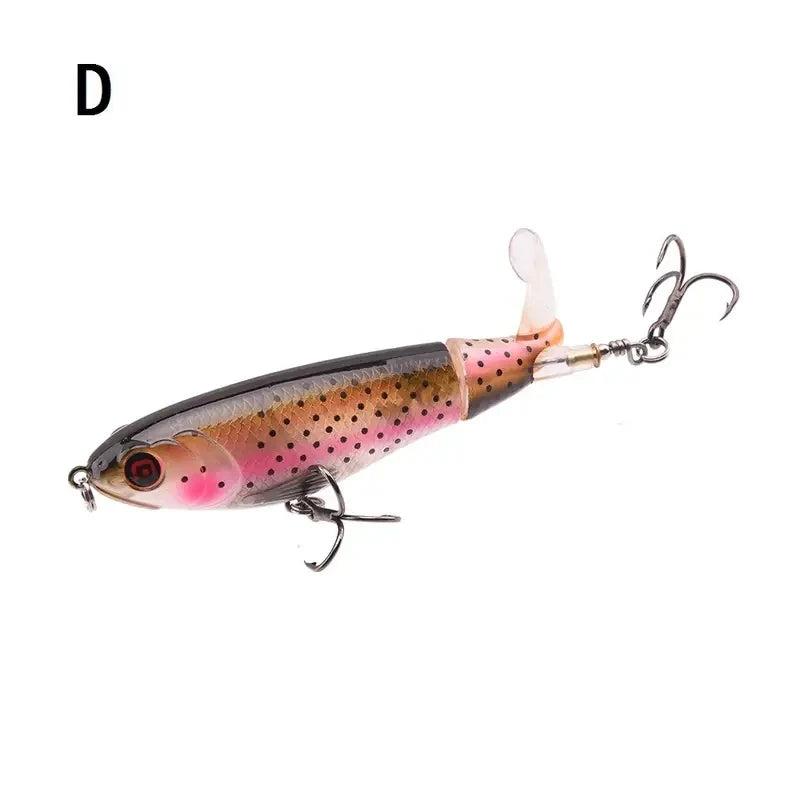 Fishing Lures Whopper Plopper With Floating Rotating Tail.