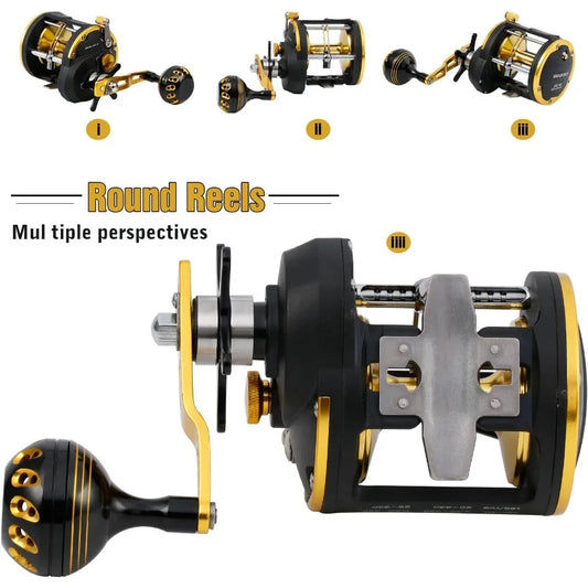 Trolling Reel, Saltwater Level Wind Reel.