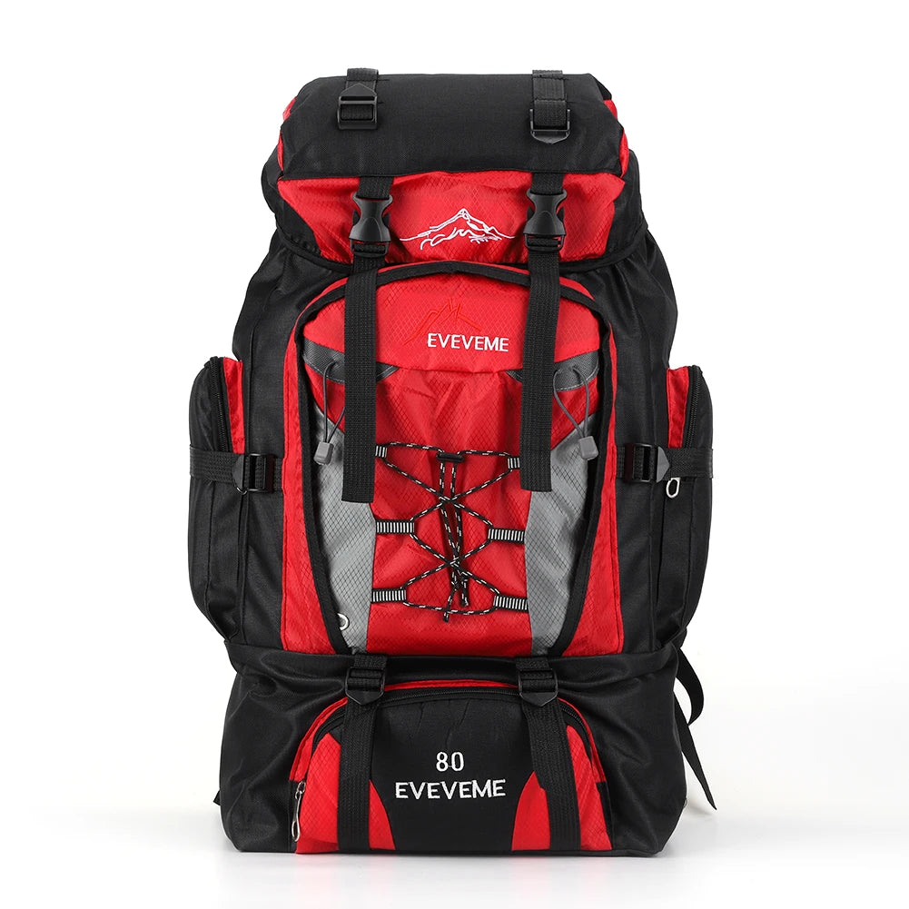 80L Waterproof Hiking Camping Backpack.