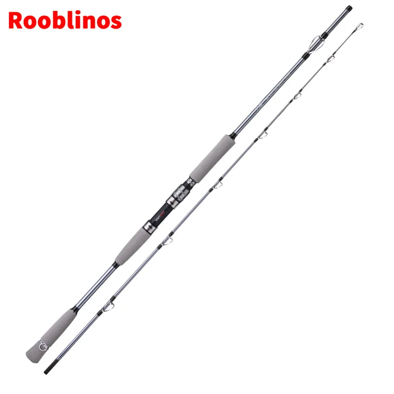 ROOBLINOS RAPTOR II Boat Fishing Rod Casting Spinning Rod 1.8m Saltwater 2 Section Trolling Rod.