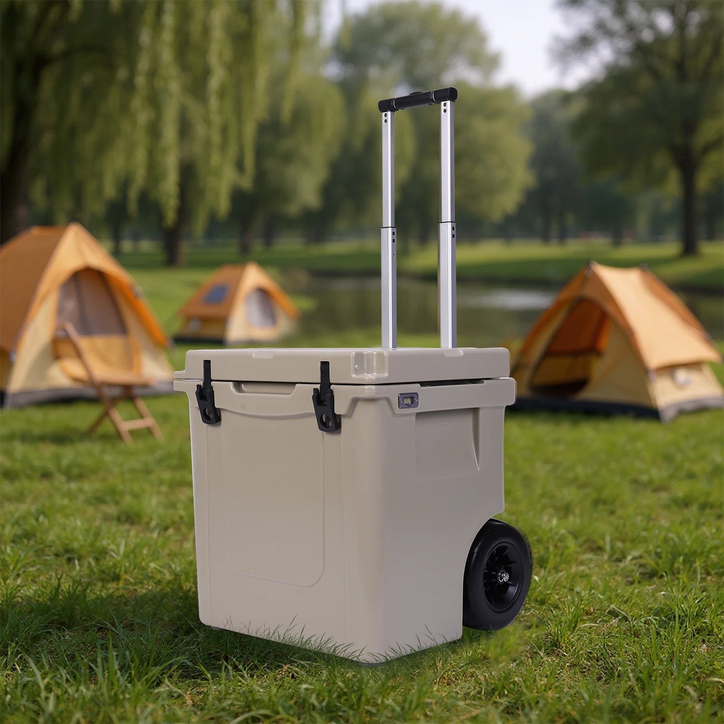 5L Insulated Ice Chest with Retractable Handle.