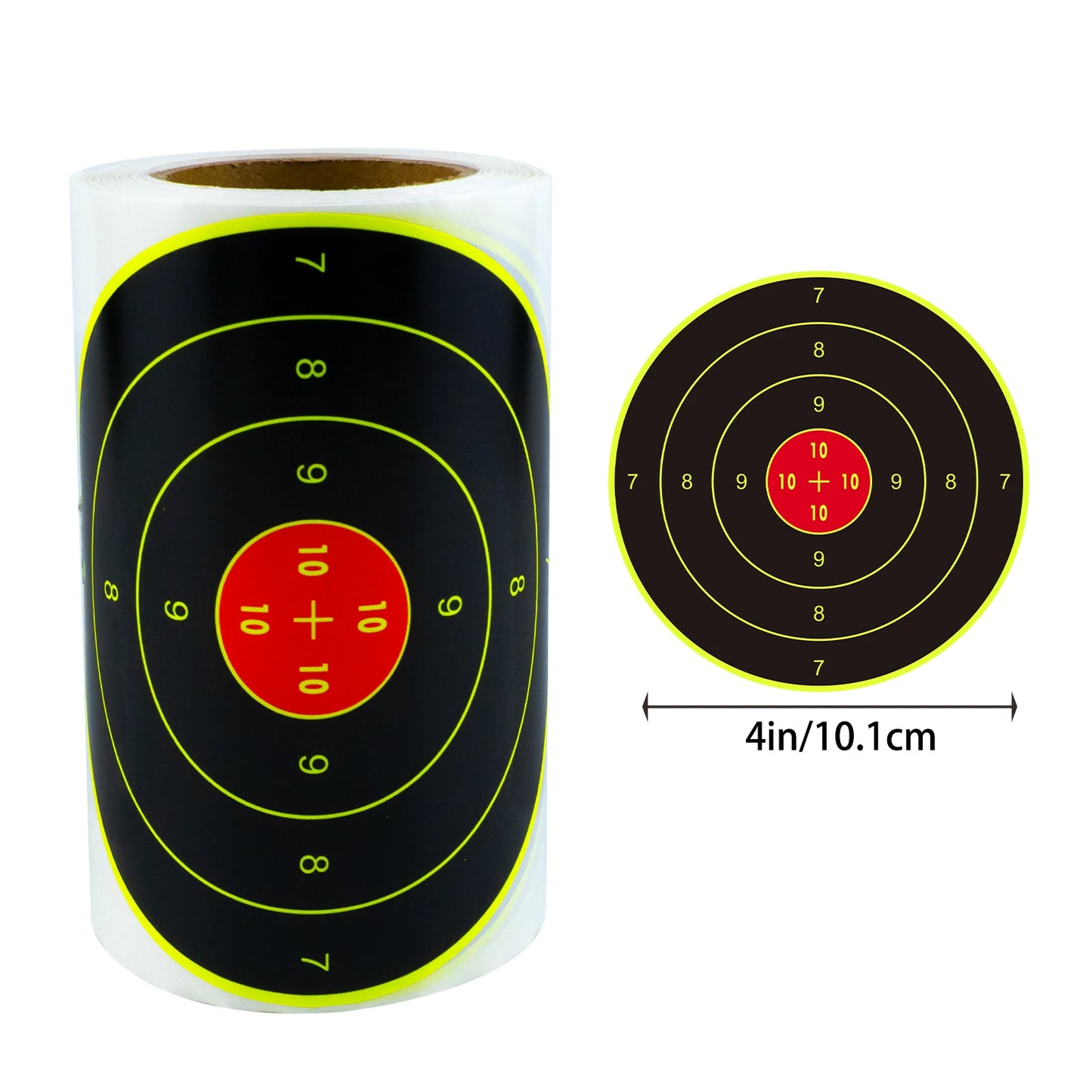 100Pcs 4inch Accurate Shooting Practice Splash Target Stickers.