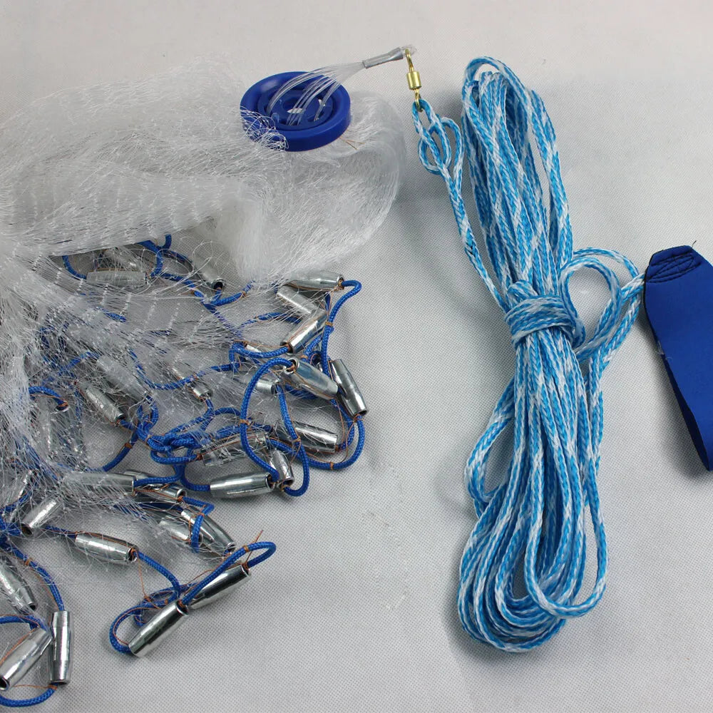 10FT Saltwater Fishing Cast Net For Bait fish.