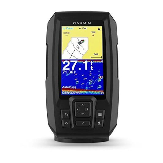 Garmin Striker Plus 4 with Dual-Beam Transducer and Protective Cover 4.3 LED Display.