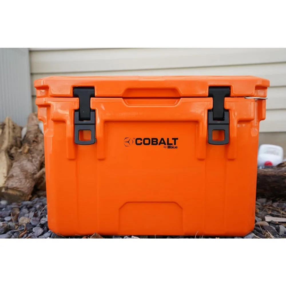 Large 25 Quart Roto-Molded Ice Chest with Long-Lasting Ice Retention for Outdoor Adventures