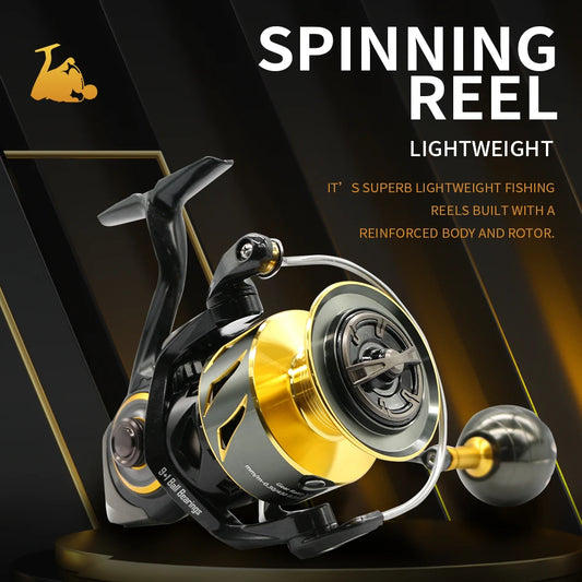 ROOBLINOS Spinning Reel Ultralight Saltwater Reel 9+1 BB.