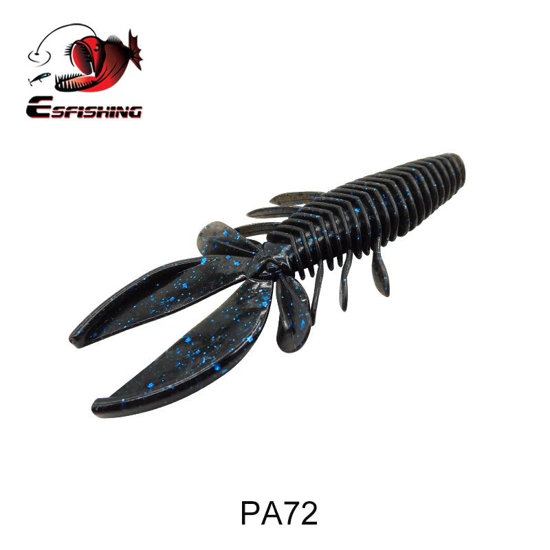 Fishing Lures Gambler Craw 6pcs 100mm Soft Bait.