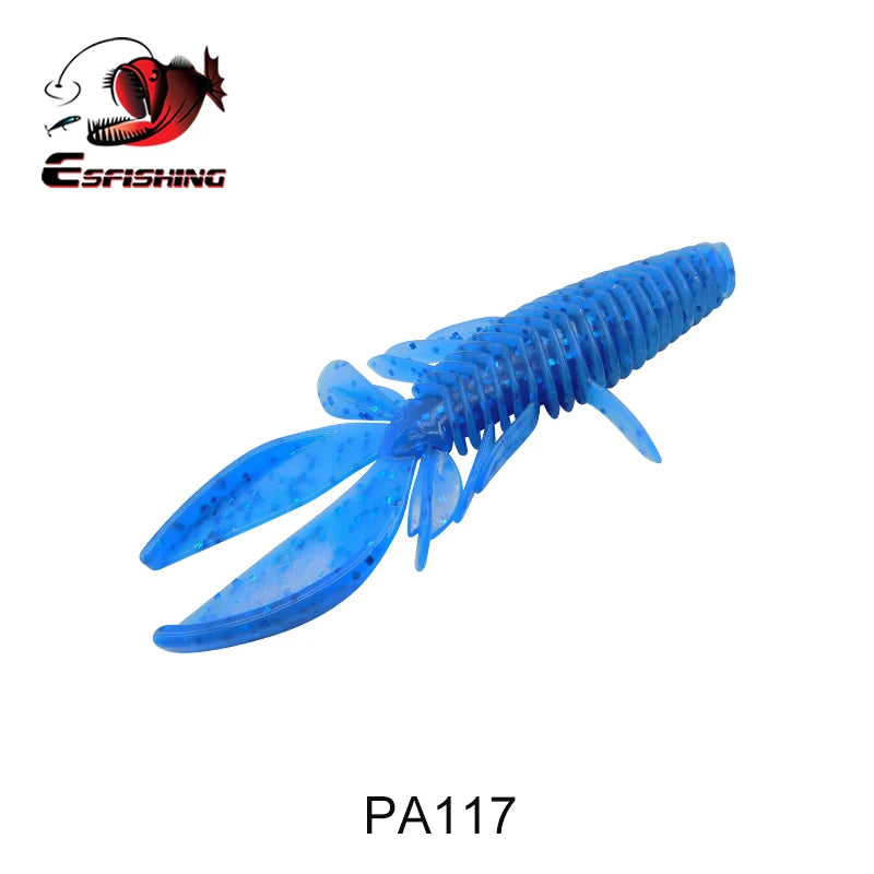 Fishing Lures Gambler Craw 6pcs 100mm Soft Bait.