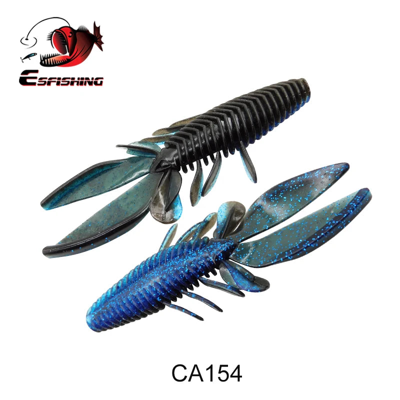 Fishing Lures Gambler Craw 6pcs 100mm Soft Bait.