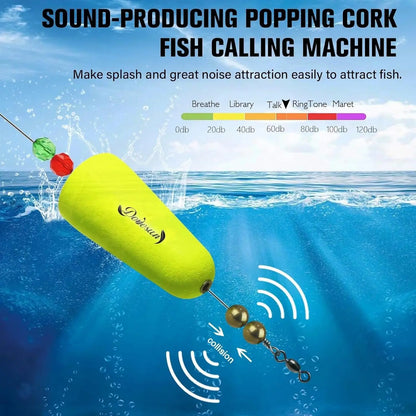 Dovesun Popping Cork Weighted Fishing Floats 3pcs.