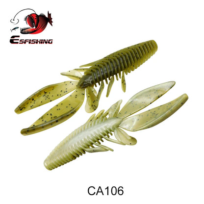 Fishing Lures Gambler Craw 6pcs 100mm Soft Bait.