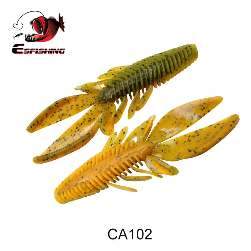 Fishing Lures Gambler Craw 6pcs 100mm Soft Bait.
