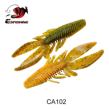 Fishing Lures Gambler Craw 6pcs 100mm Soft Bait.