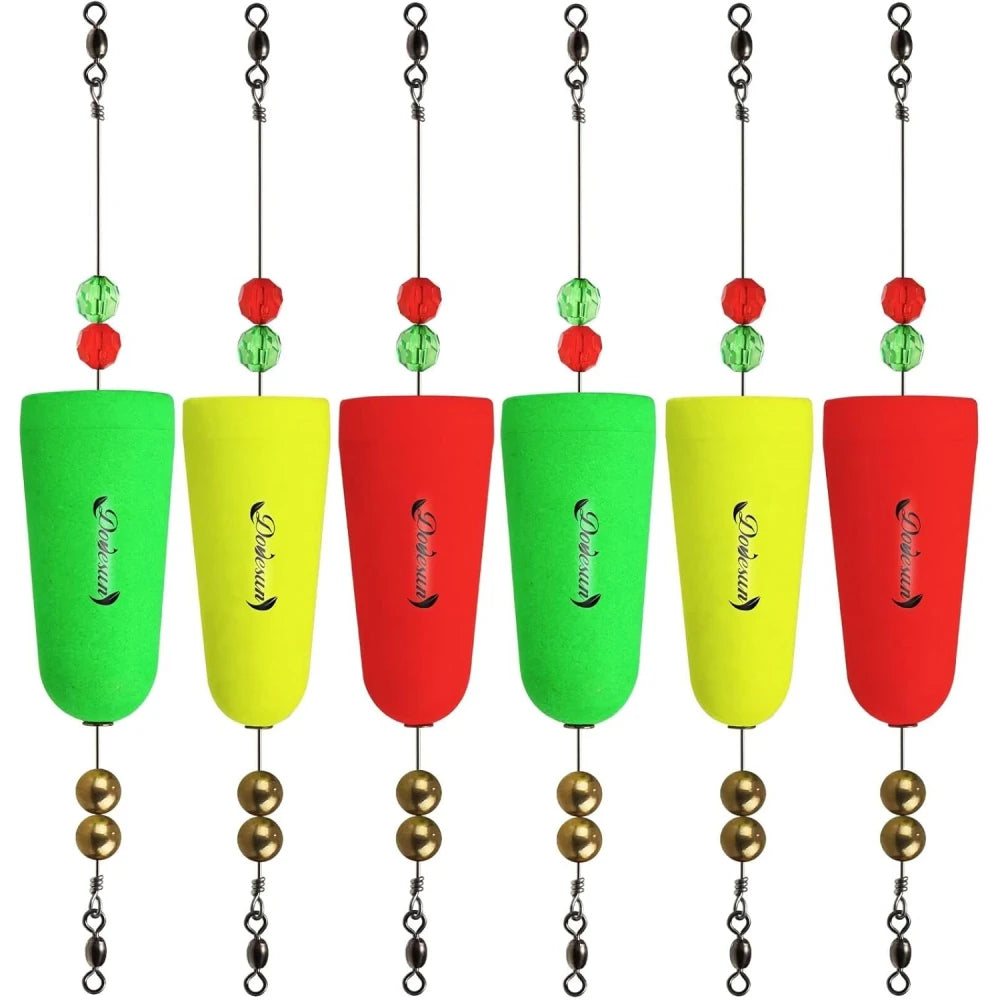 Dovesun Popping Cork Weighted Fishing Floats 3pcs.