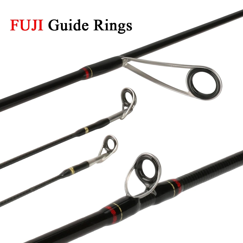 KUYING Teton UL Ultra-light Soft Fishing Rod 1.8m 1.9m 1.92m Lure Carbon Casting Spinning Cane Pole Medium Action.