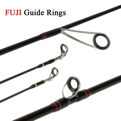 KUYING Teton UL Ultra-light Soft Fishing Rod 1.8m 1.9m 1.92m Lure Carbon Casting Spinning Cane Pole Medium Action.
