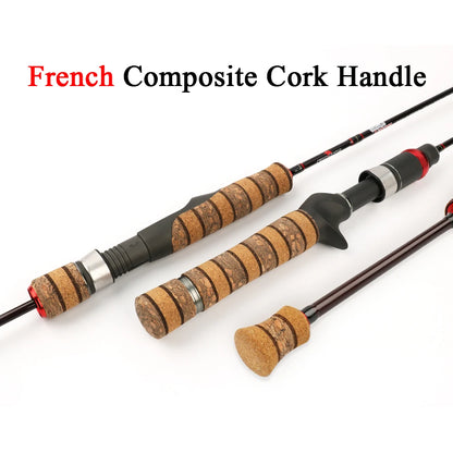 KUYING Teton UL Ultra-light Soft Fishing Rod 1.8m 1.9m 1.92m Lure Carbon Casting Spinning Cane Pole Medium Action.