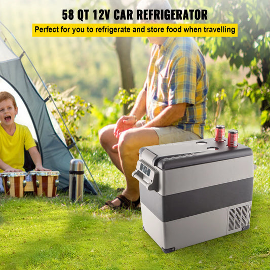 SucceBuy 20L 22L 35L 45L 55L Car Refrigerator Mini Fridge Portable Compressor Cooler DC 110-240V Ice Box for Camping.