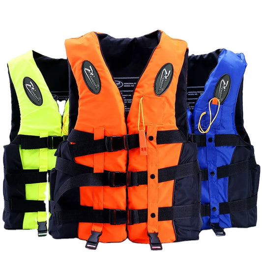 Waterproof Polyester Oxford Fabric Foam Life Jacket Vest Adult.