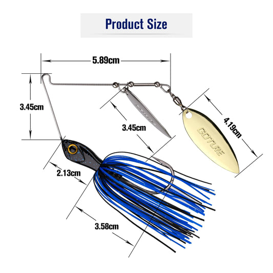 Spinner Bait Fishing Lure.