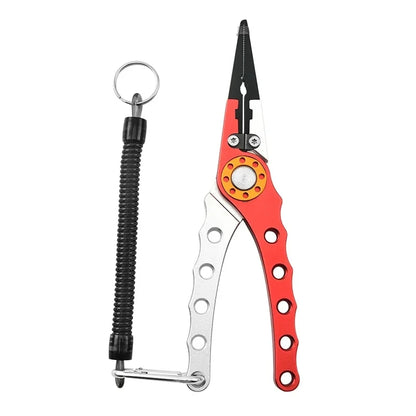 Fishing Pliers with Line Cutter.