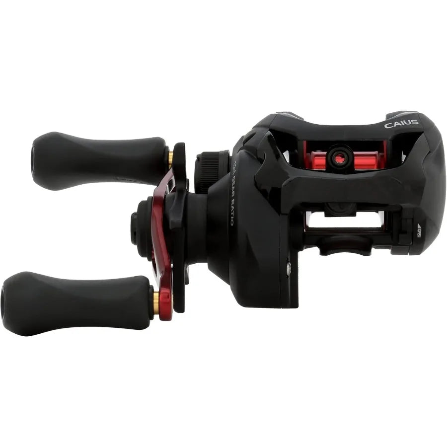 High Precision Baitcast Fishing Reel for Saltwater and Freshwater Angling Features Smooth Casting Mechanism and Durable Construction.