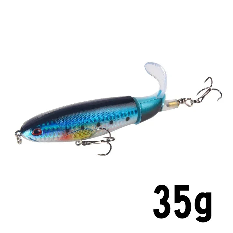 EASYFISH 13g 15g 35g Popper Propeller Topwater Fishing Lure.