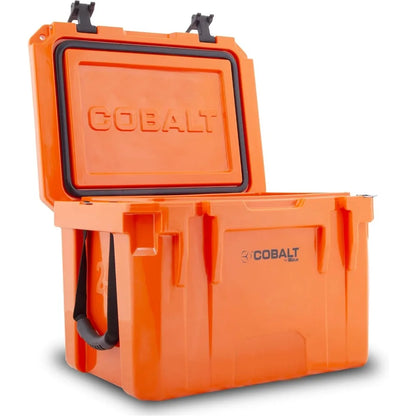 Large 25 Quart Roto-Molded Ice Chest with Long-Lasting Ice Retention for Outdoor Adventures