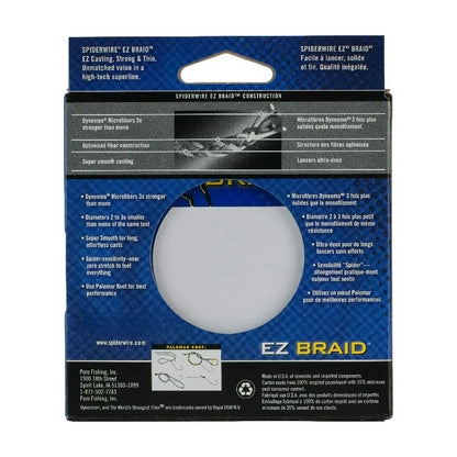 EZ Braid™ Fishing Line, Hi-Vis Yellow, 20 lb Test Strength, 300 yd