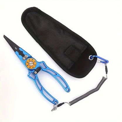 Aluminum Wire Pliers Multi-functional Fishing Pliers Outdoor Fishing Tools and Line Cutting Pliers.