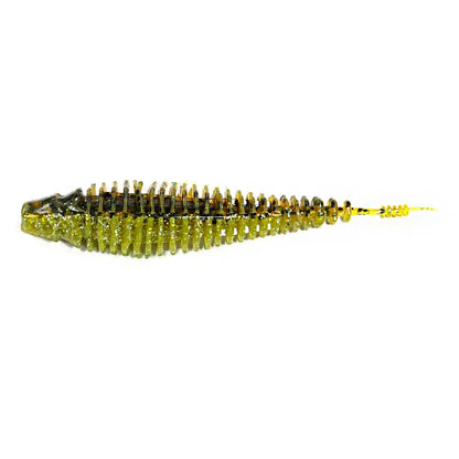 B&U 6pcs 8.9cm Swimming Worm Bait.