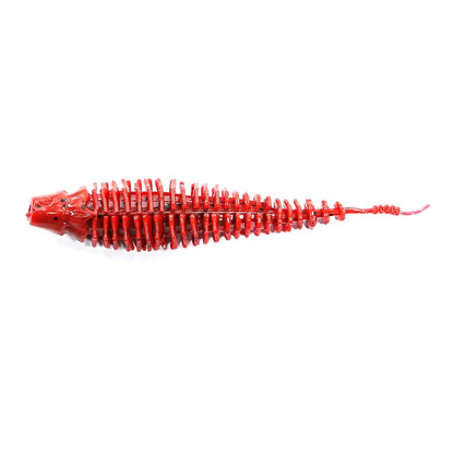 B&U 6pcs 8.9cm Swimming Worm Bait.