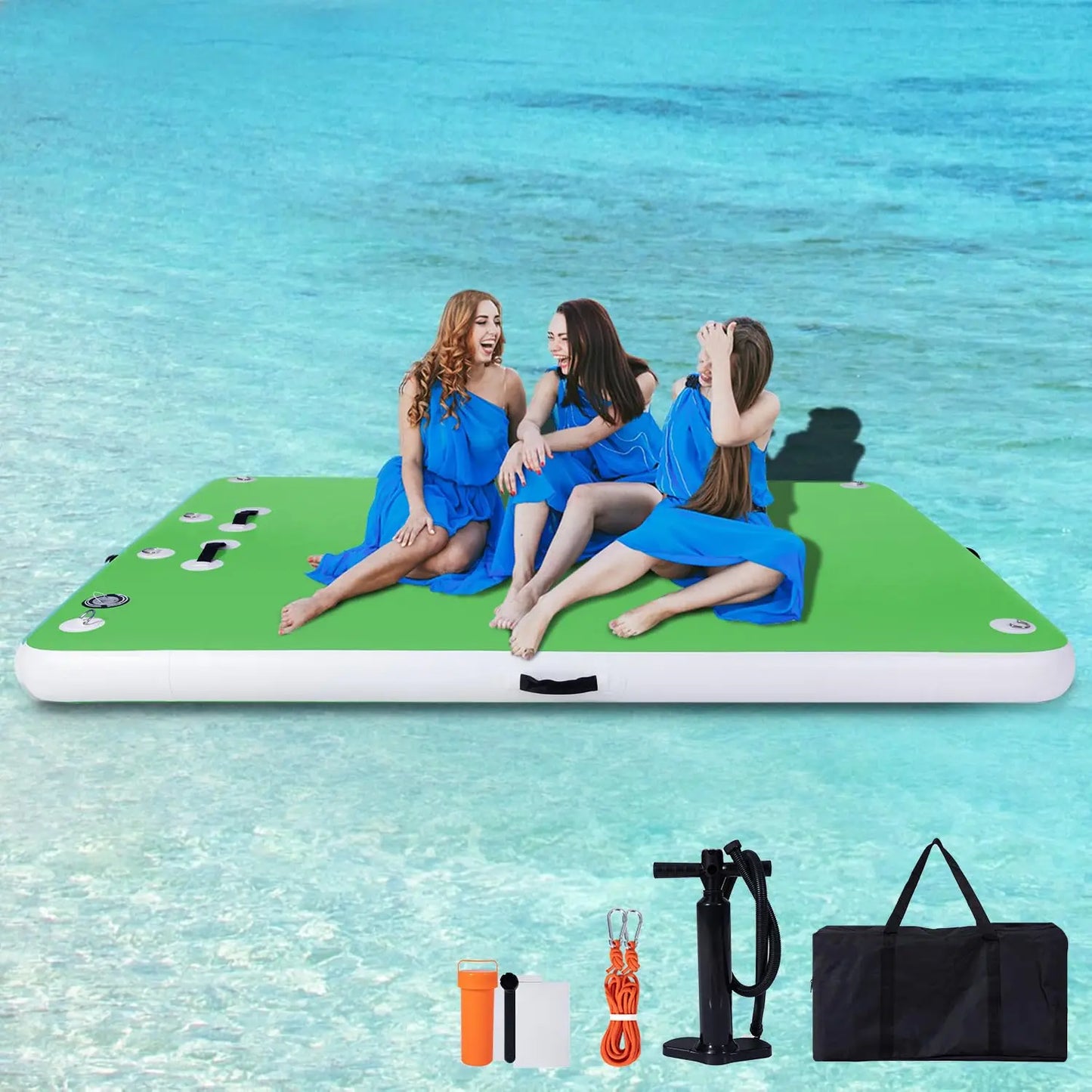 Inflatable Floating Dock.
