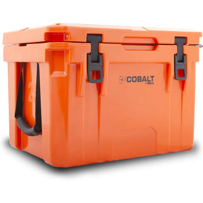 Large 25 Quart Roto-Molded Ice Chest with Long-Lasting Ice Retention for Outdoor Adventures