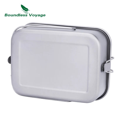 Boundless Voyage Titanium  leak proof container with Lid & Handle.