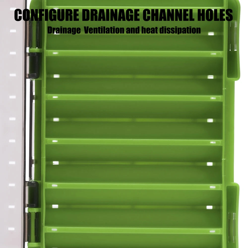 SAMOLLA Double-Sided Compact Tackle Box.