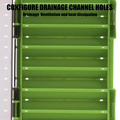 SAMOLLA Double-Sided Compact Tackle Box.
