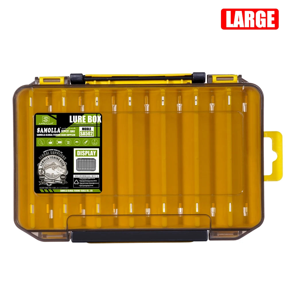 SAMOLLA Double-Sided Compact Tackle Box.
