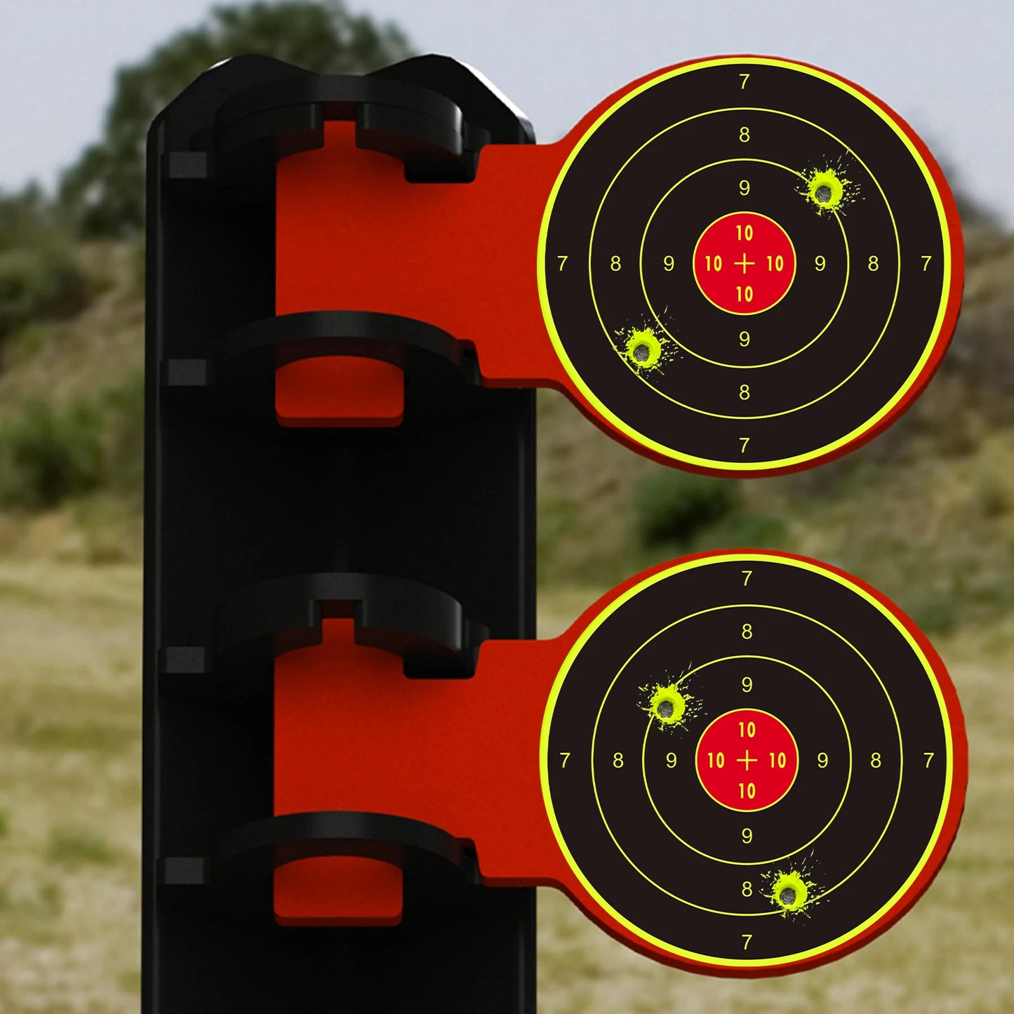 100Pcs 4inch Accurate Shooting Practice Splash Target Stickers.