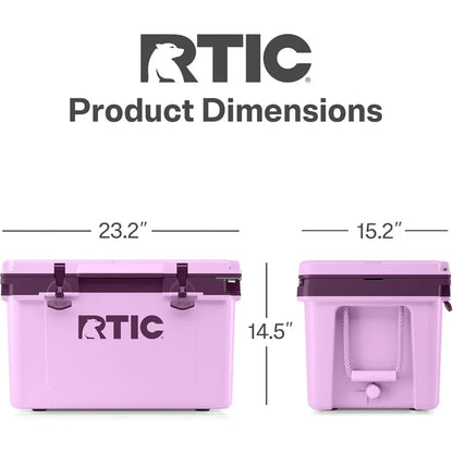 Portable Insulated Cooler 32 Quart Ultra-Light Chest.