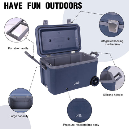 72L Ultra-Light Wheeled Cooler.