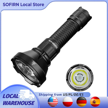 Sofirn SF26 2000lm SFT40 LED 6000K Tactical Flashlight Type-C Rechargeable.