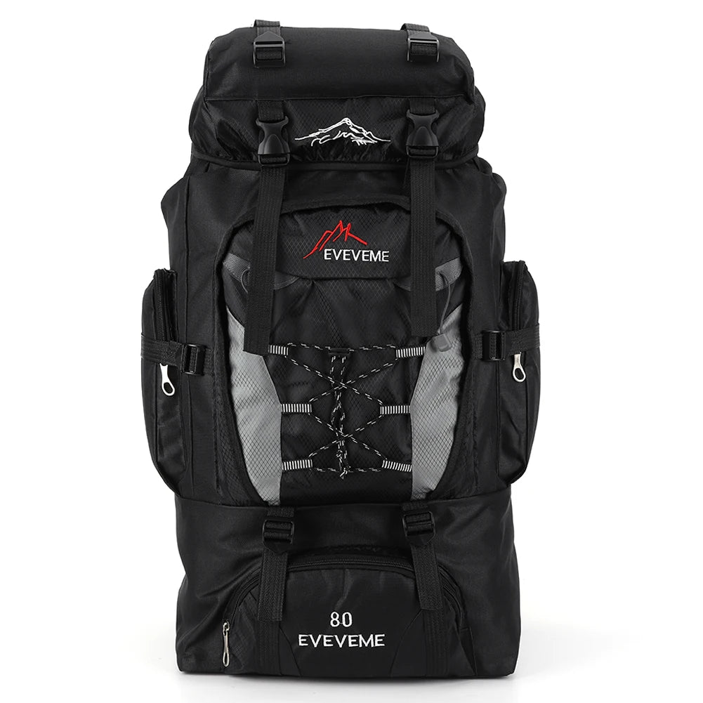 80L Waterproof Hiking Camping Backpack.