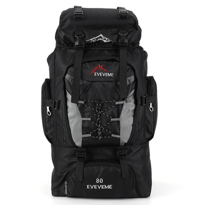 80L Waterproof Hiking Camping Backpack.