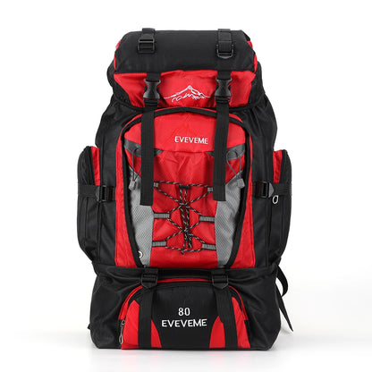 80L Waterproof Hiking Camping Backpack.