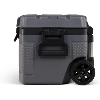 Igloo Trailmate 52Qt Wheeled Cooler, Insulated Hard Shell Ice Chest, Carbonite