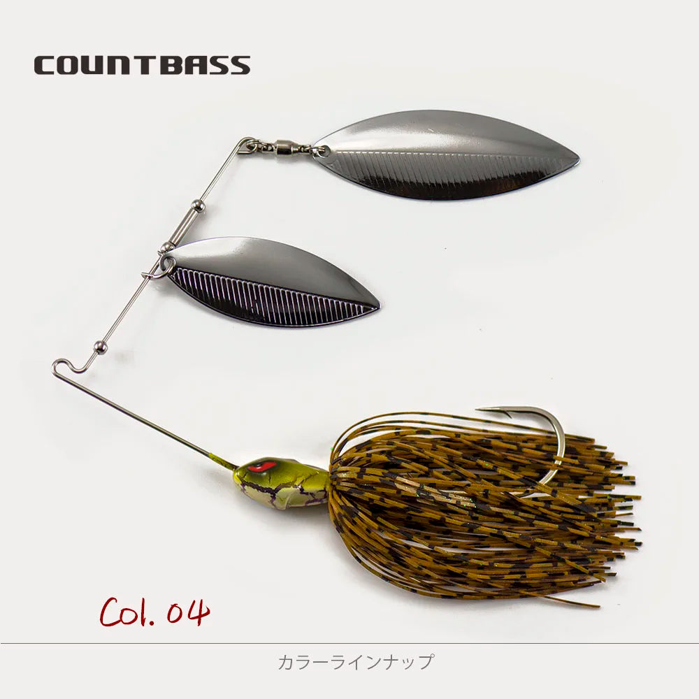 1/2oz Spinnerbaits with 5/0 VMC hook.
